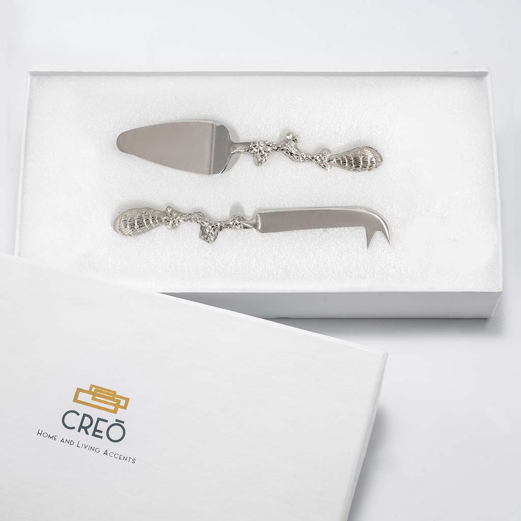Coral Cheese Knife Set – Creo Living Coral Cheese Knife Set , quality cutlery , table cutlery and crockery , flatware , cutlery sets