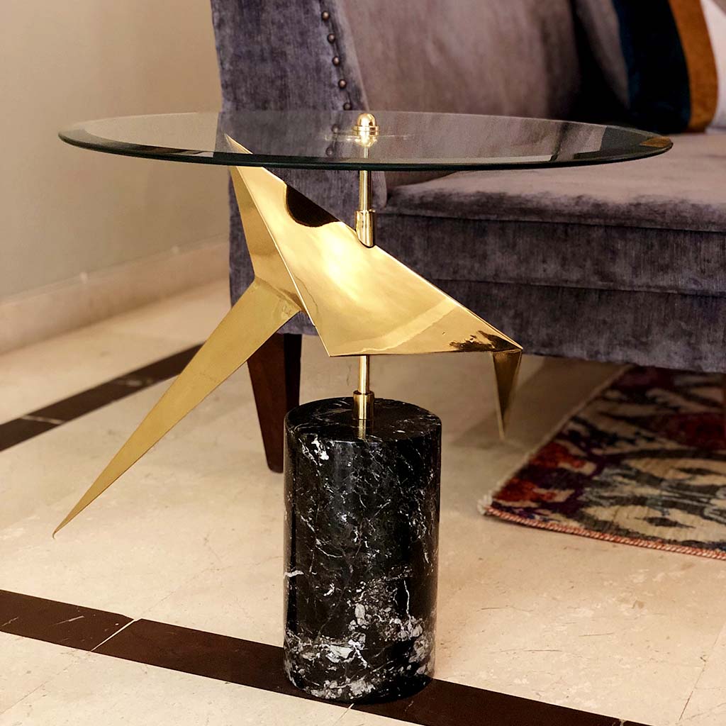 Vita Side Table – Creo Living Vita Side Table, round table design, round coffee table , side table price in pakistan, side table design