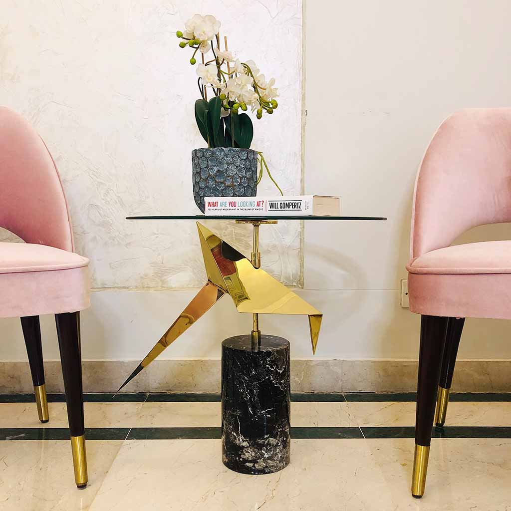 Vita Side Table – Creo Living Vita Side Table, round table design, round coffee table , side table price in pakistan, side table design