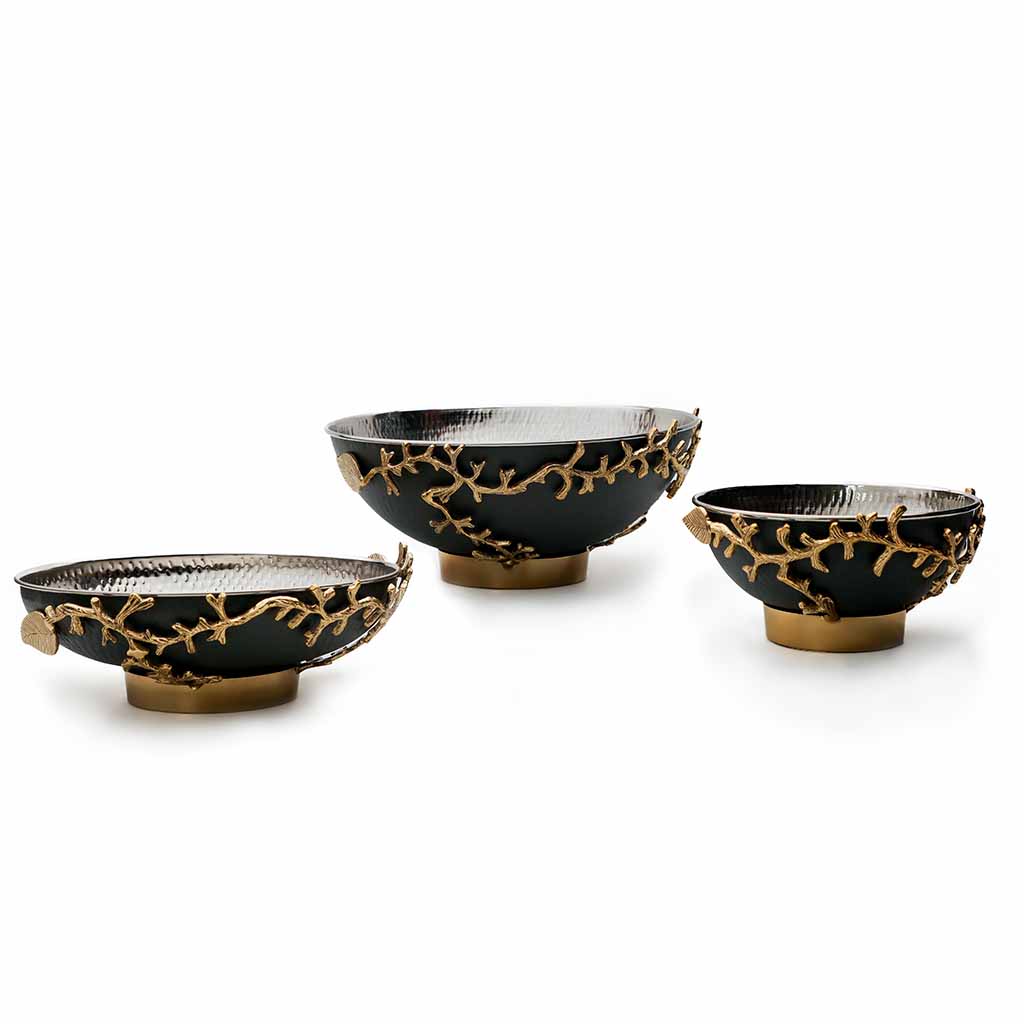 Nigrum Serving Bowls – Creo Living Nigrum Serving Bowls , serving bowls in Pakistan , white serving bowls , large serving bowls , dessert serving bowl , best serving bowls, dry fruit serving bowl