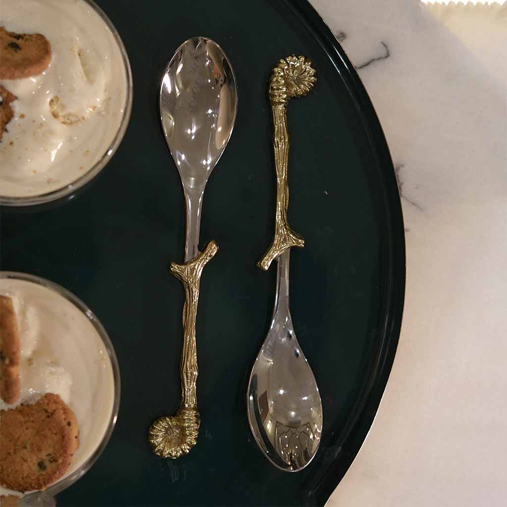 Home – Creo Living Dali Dessert Spoon Set 6pcs , table cutlery and crockery , flatware , cutlery sets