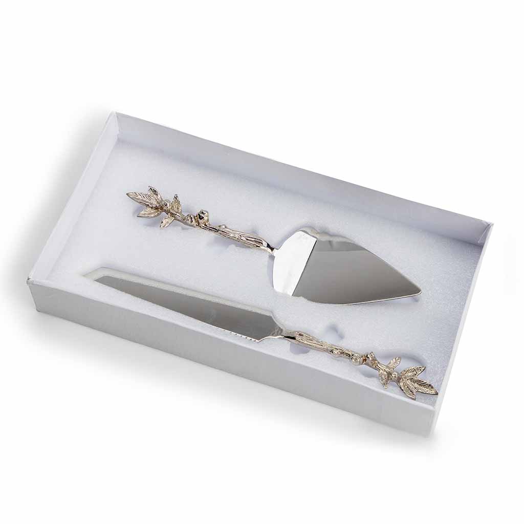 Home – Creo Living Flora Cake Knife Set , quality cutlery , table cutlery and crockery , flatware , cutlery sets, cake cutter set